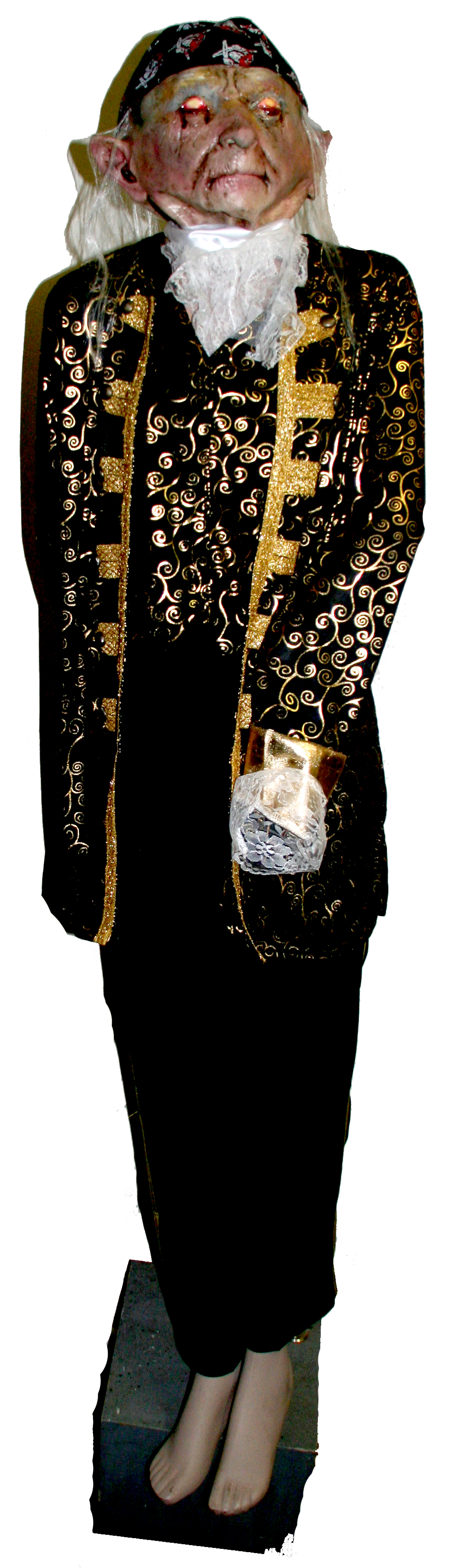 Dekofigur "Der Seher"  220cm Kunststoff und Textil, Standfigur auf Sockel